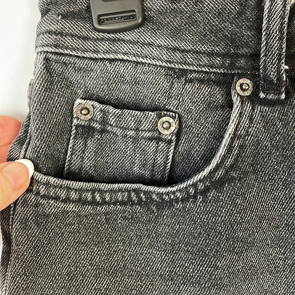 Y2K Urban Outfitters BDG Black Rigid Denim Mini Skirt - Size Small - Picture 3 of 10